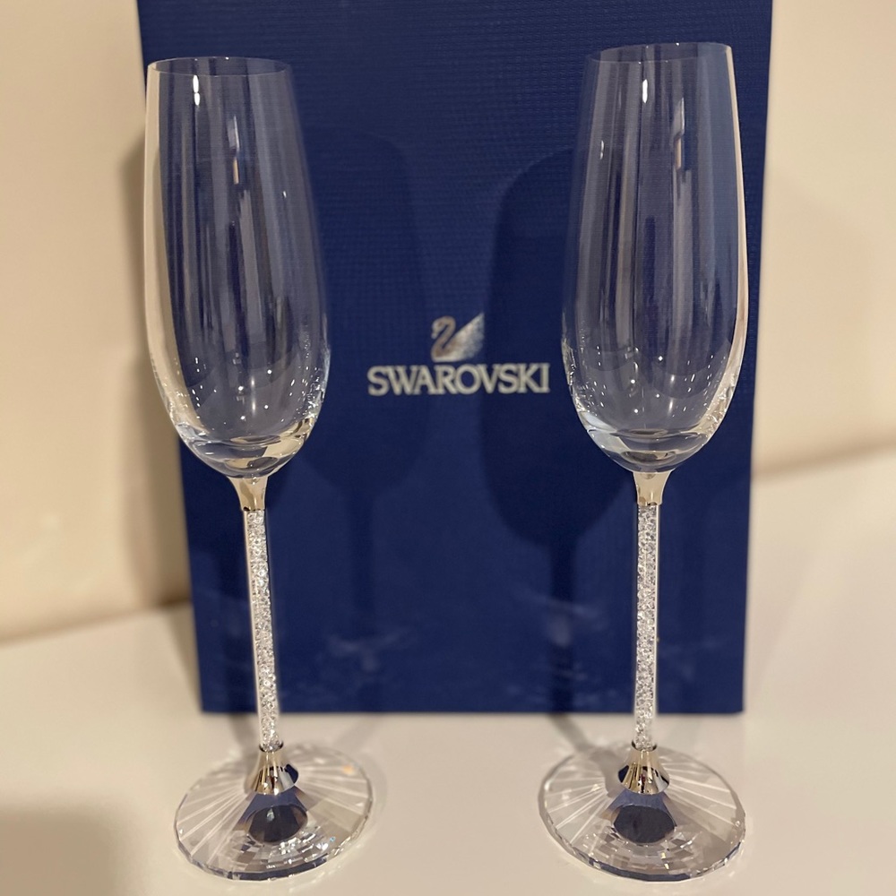 Swarovski Crystalline Toasting Flutes